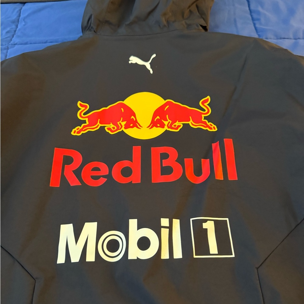 Puma Men's Blue Performance Racing Jacket - Picture 6 of 7